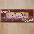 I Love You Wall Canvas